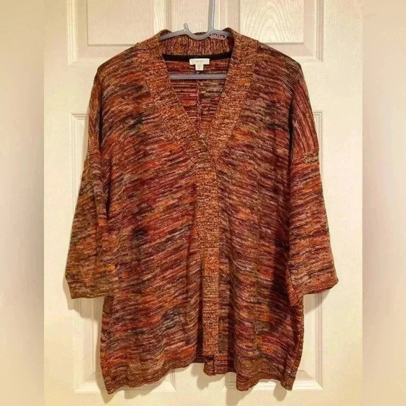 Pure Jill Women’s V-Neck Sweater Size XS Pullover Knit Blouse Cotton/ Polyester - Picture 2 of 5